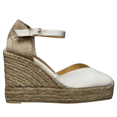 Alpargatas Castañer Chiarita/8ED/001 Blanco