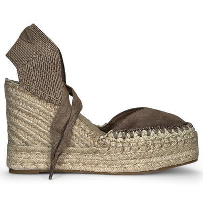 Alpargatas Corina Puntera Cosida M5380 Taupe