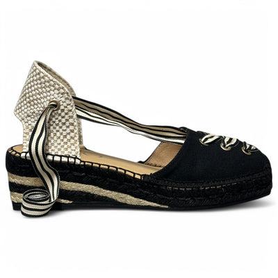Alpargatas Gaimo Virgine Lona 112 Negro