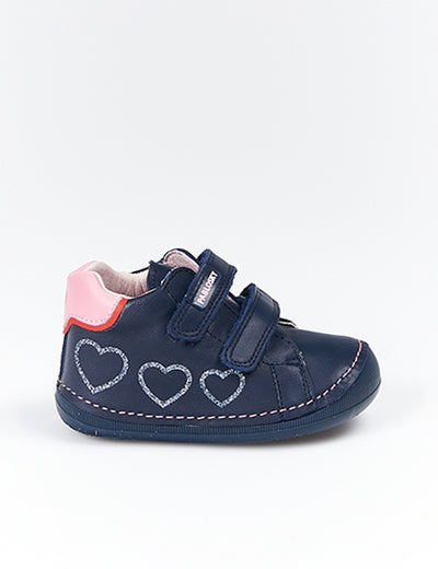Botines Pablosky Stepeasy Corazones 017720 Marino