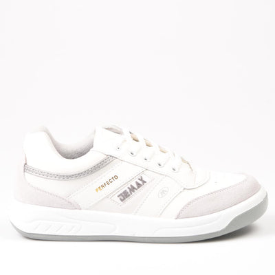 Zapatillas Demax Blanco Cordones