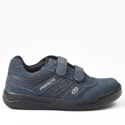 Zapatillas Demax Gris Velcro
