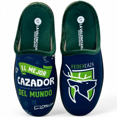 Zapatillas de Casa La Valenciana El Mejor Cazador 27-169 Verde