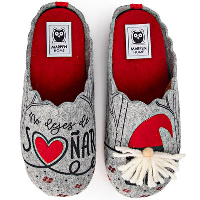 Zapatillas de Casa Marpen Slippers No Dejes De Soñar 301IV24 Gris