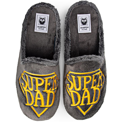 Zapatillas de Casa Marpen Slippers Super Dad 504IV24 Gris