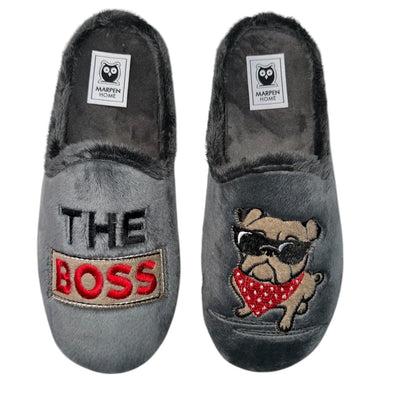 Zapatillas de Casa Marpen Slippers The Boss 501IV24 Gris
