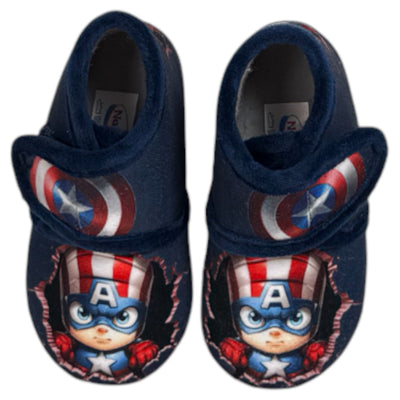 Zapatillas de Casa Natalia Gil Capitán América 32 Marino
