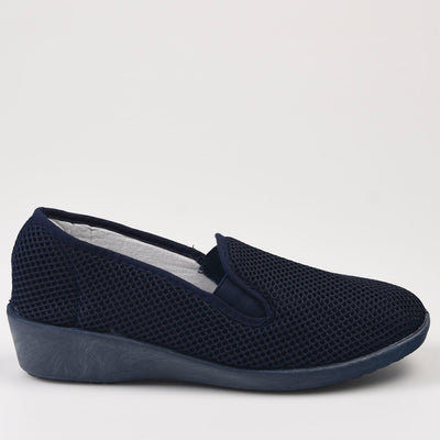 Zapatillas Selquir Rejilla 500 Marino
