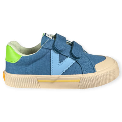 Zapatillas Victoria Tribu Minimalista Tiras Lona 1355103 Jeans