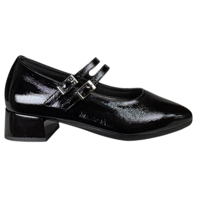 Zapatos Pitillos Mary Jane Punta 11671 Negro