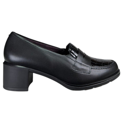 Zapatos Pitillos Tacón Antifaz Coco 11620 Negro