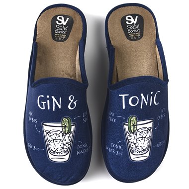 Zapatillas de Casa Salvi Gin & Tonic 09T412 Marino