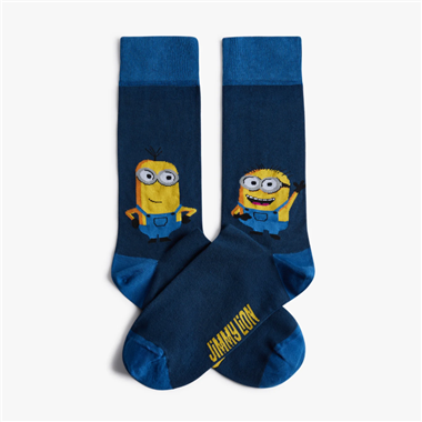 Calcetines Jimmy Lion Minions Hello Azul