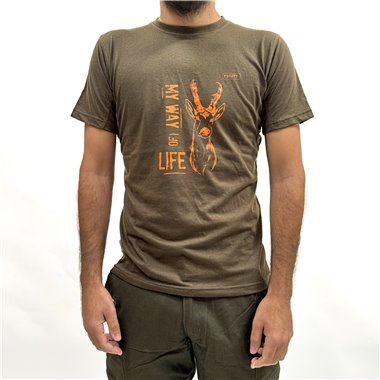 Camisetas de caza Hart Branded Roe Deer Verde