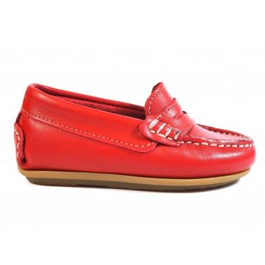 Zapatos Niños La Valenciana 1017 Rojo