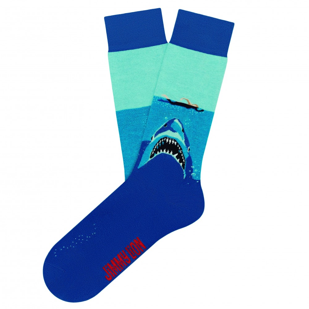Calcetines Jimmy Lion Tiburón Azul