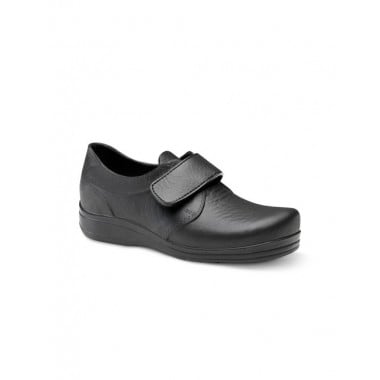 Zapatos de Trabajo Feliz Caminar Flotantes Velcro Negro