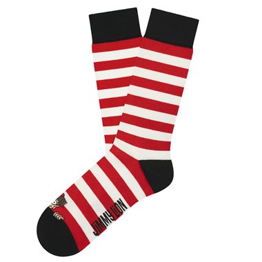 Calcetines Jimmy Lion Wally Peek A Boo Red/White