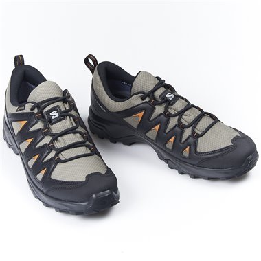 Zapatillas de Montaña Salomon X Braze Gore-Tex Verde/Negro/Naranja Hombre