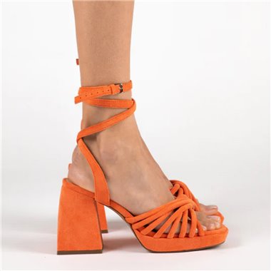Sandalias MIM Shoes Net Naranja 99624