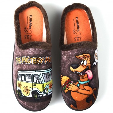 Zapatillas de Casa Roal Scooby Doo 12229 Marrón