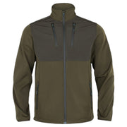 Chaqueta Softshell Härkila Scandinavian Verde Marrón