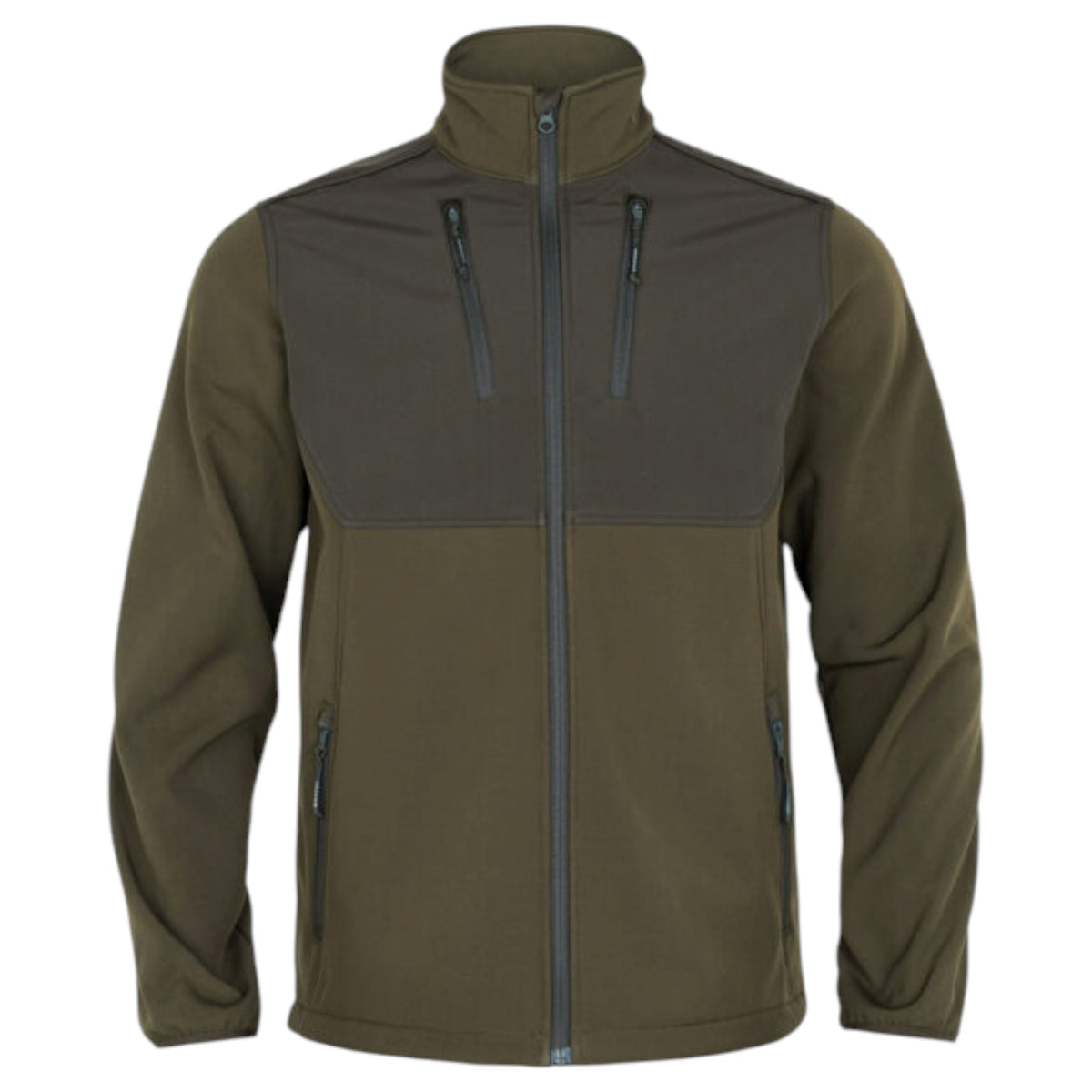 Chaqueta Softshell Härkila Scandinavian Verde Marrón