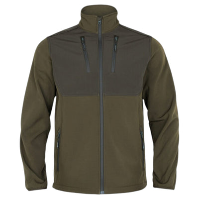 Chaqueta Softshell Härkila Scandinavian Verde Marrón