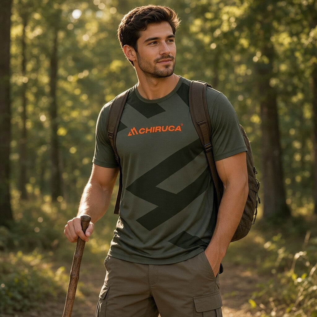 Camiseta técnica de caza Chiruca Rhea 01 verde