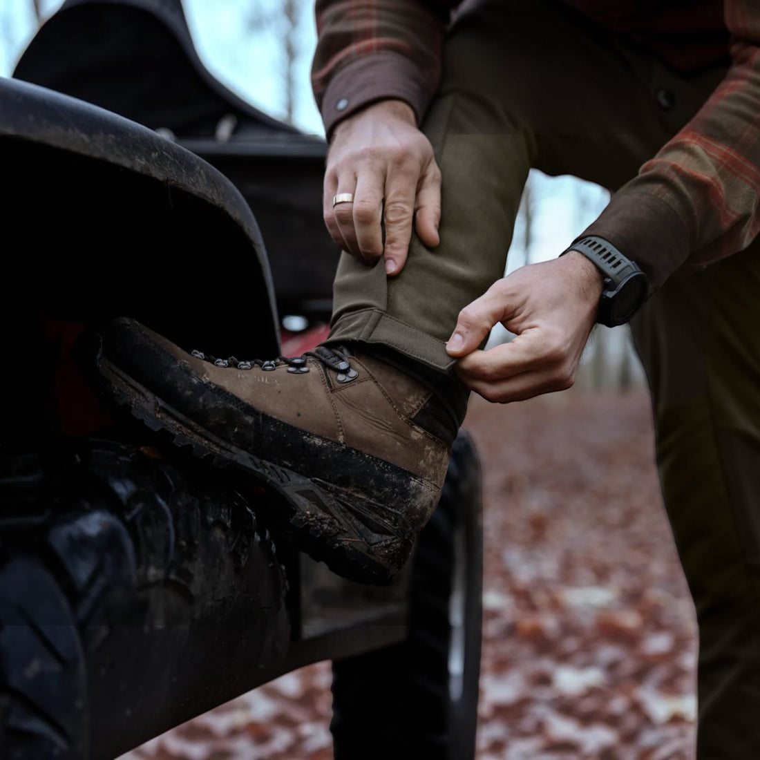 Botas de montaña y caza Härkila Saxnäs Hi GTX Marrón Oscuro