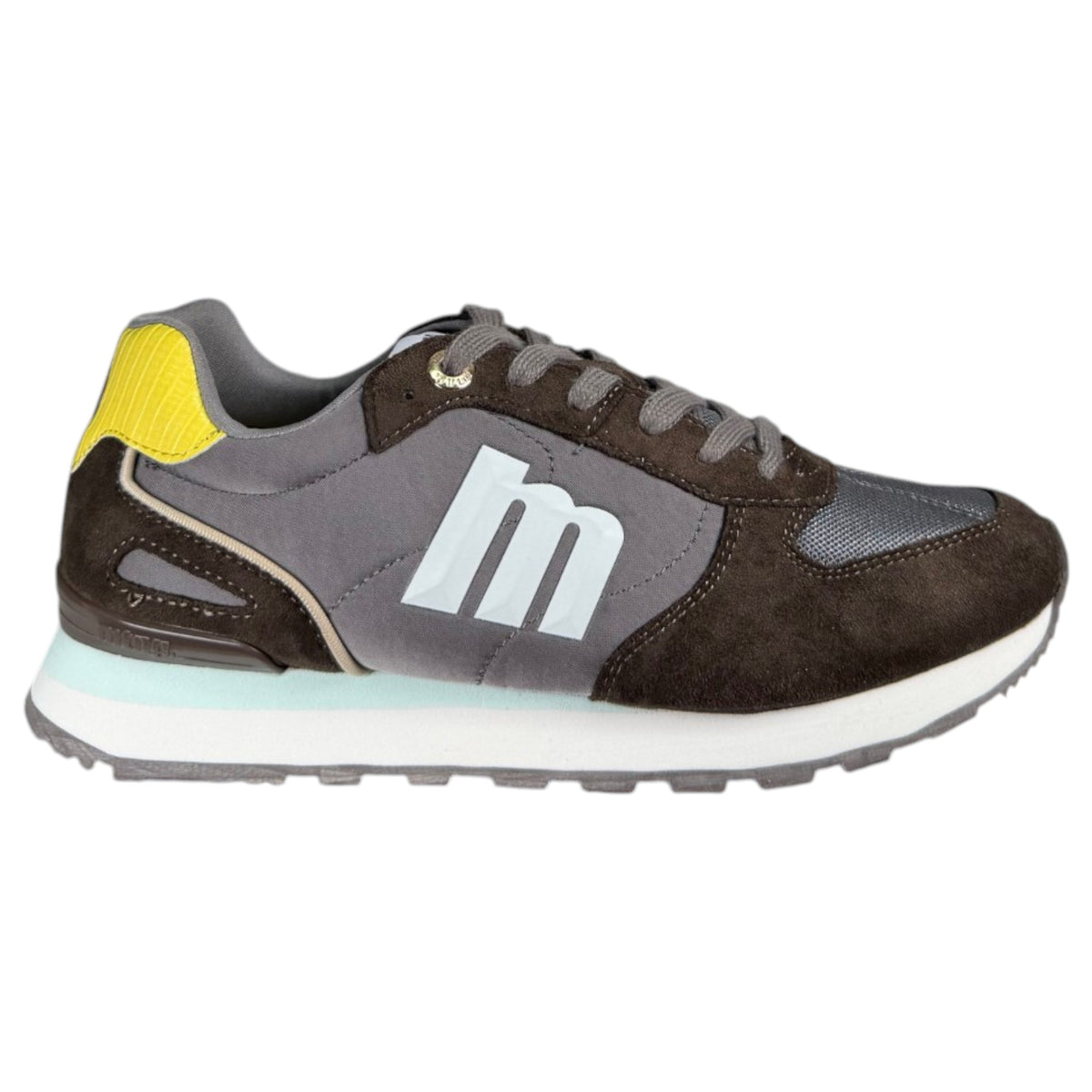 Zapatillas Mustang Joggo 60021 Marrón Amarillo