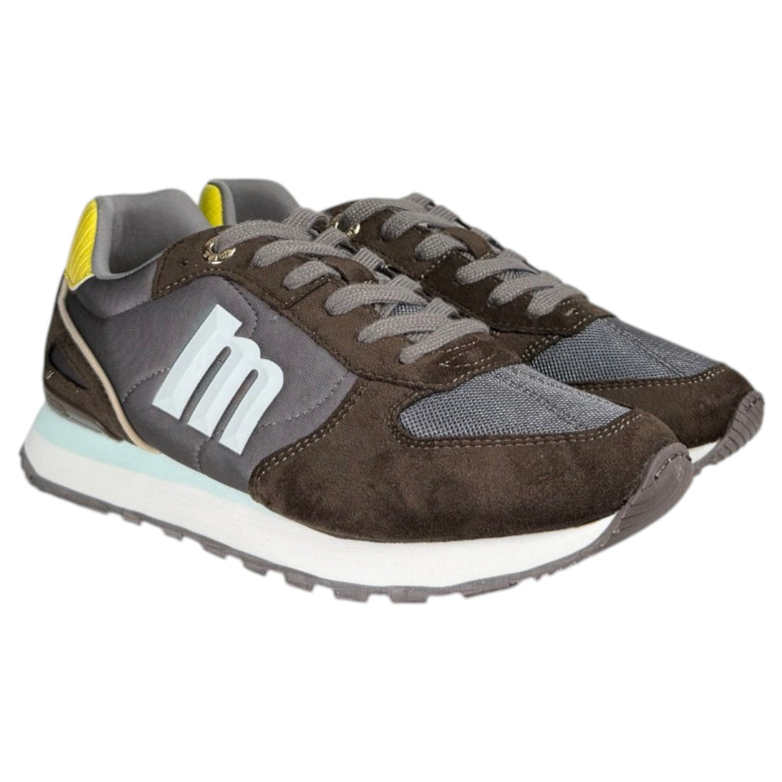 Zapatillas Mustang Joggo 60021 Marrón Amarillo