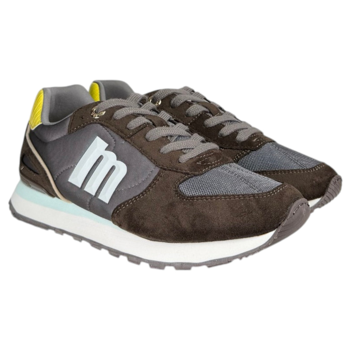 Zapatillas Mustang Joggo 60021 Marrón Amarillo