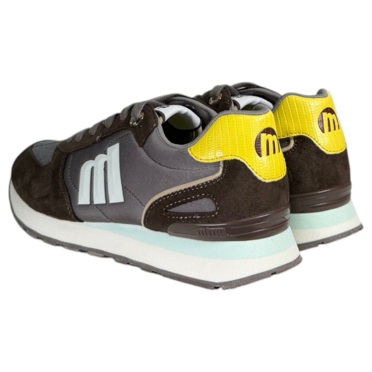 Zapatillas Mustang Joggo 60021 Marrón Amarillo
