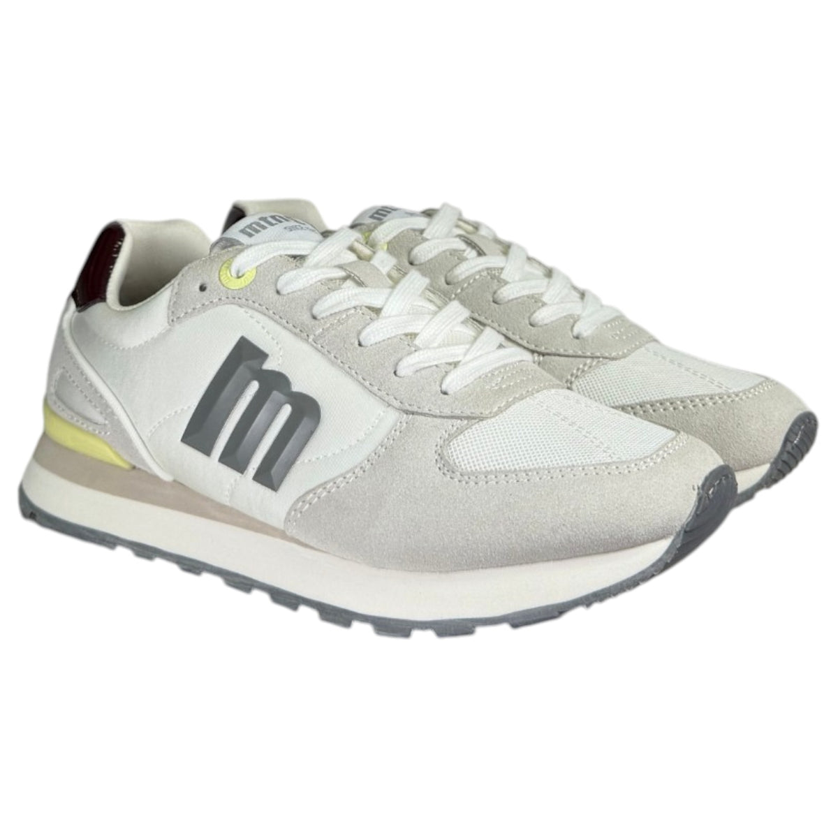 Zapatillas Mustang Joggo 60021 Gris Burdeos