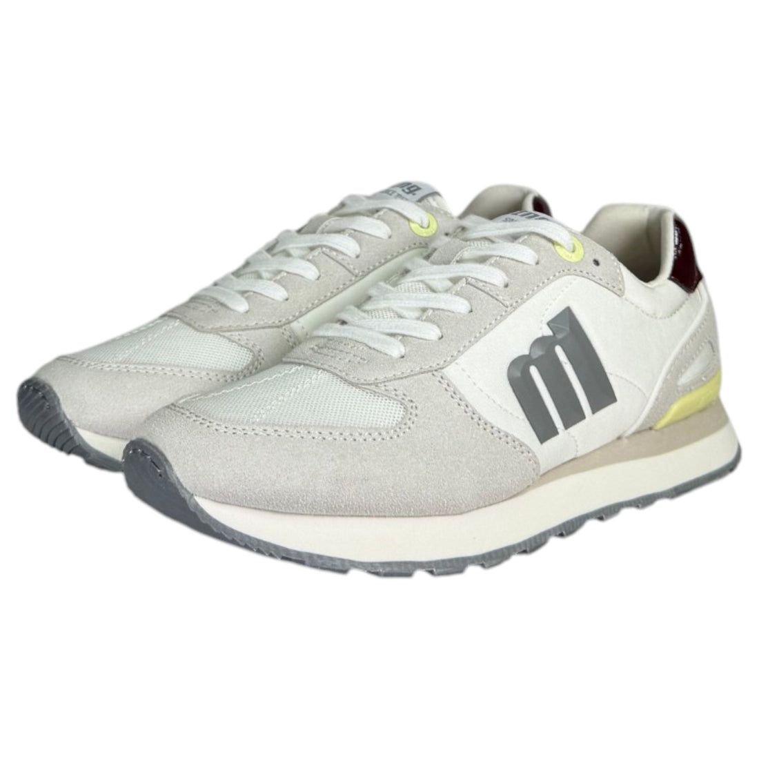 Zapatillas Mustang Joggo 60021 Gris Burdeos