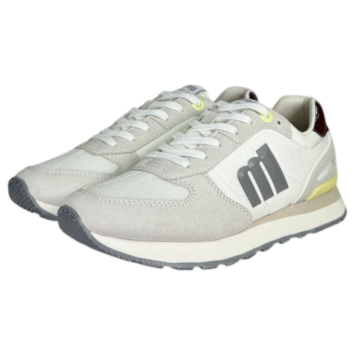 Zapatillas Mustang Joggo 60021 Gris Burdeos