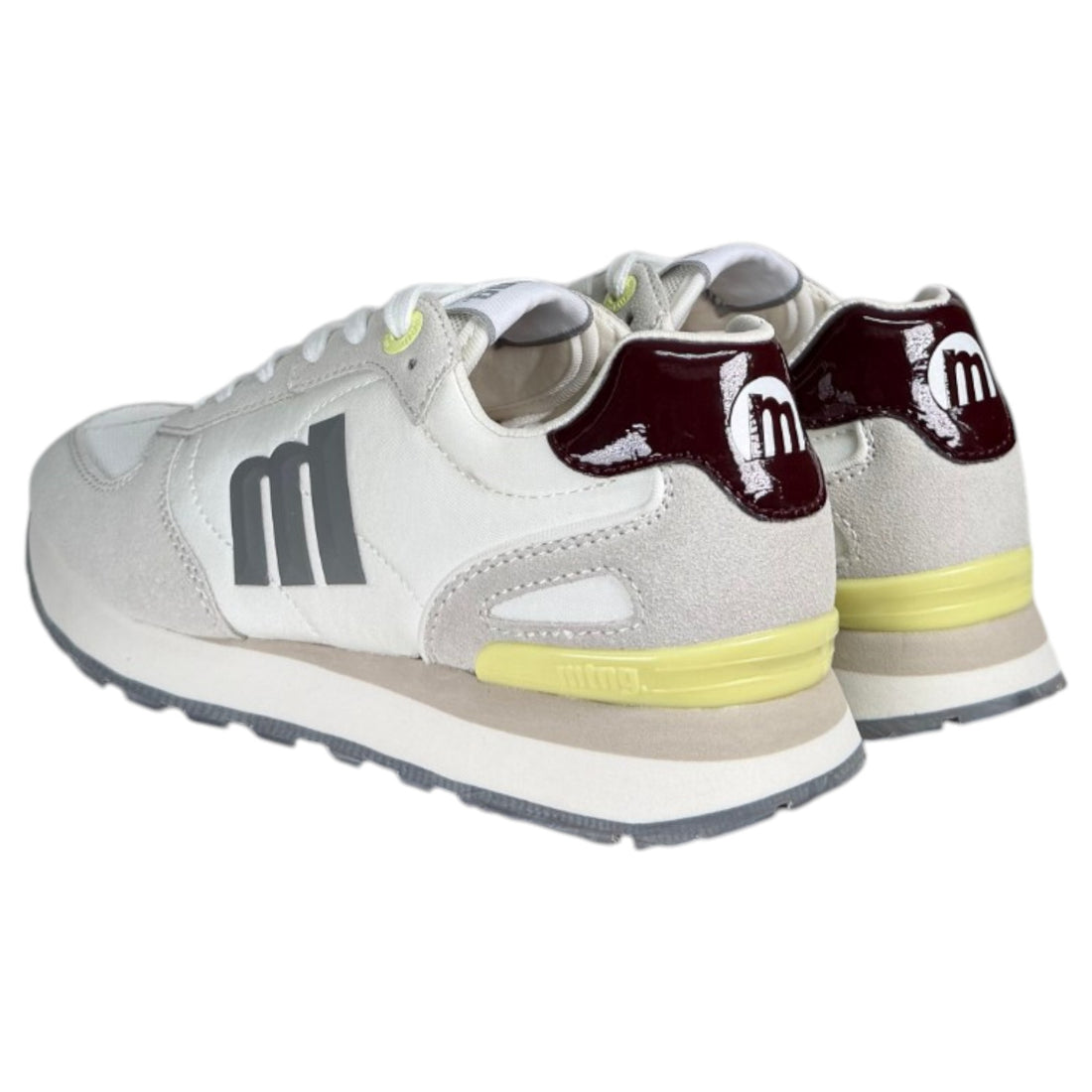 Zapatillas Mustang Joggo 60021 Gris Burdeos