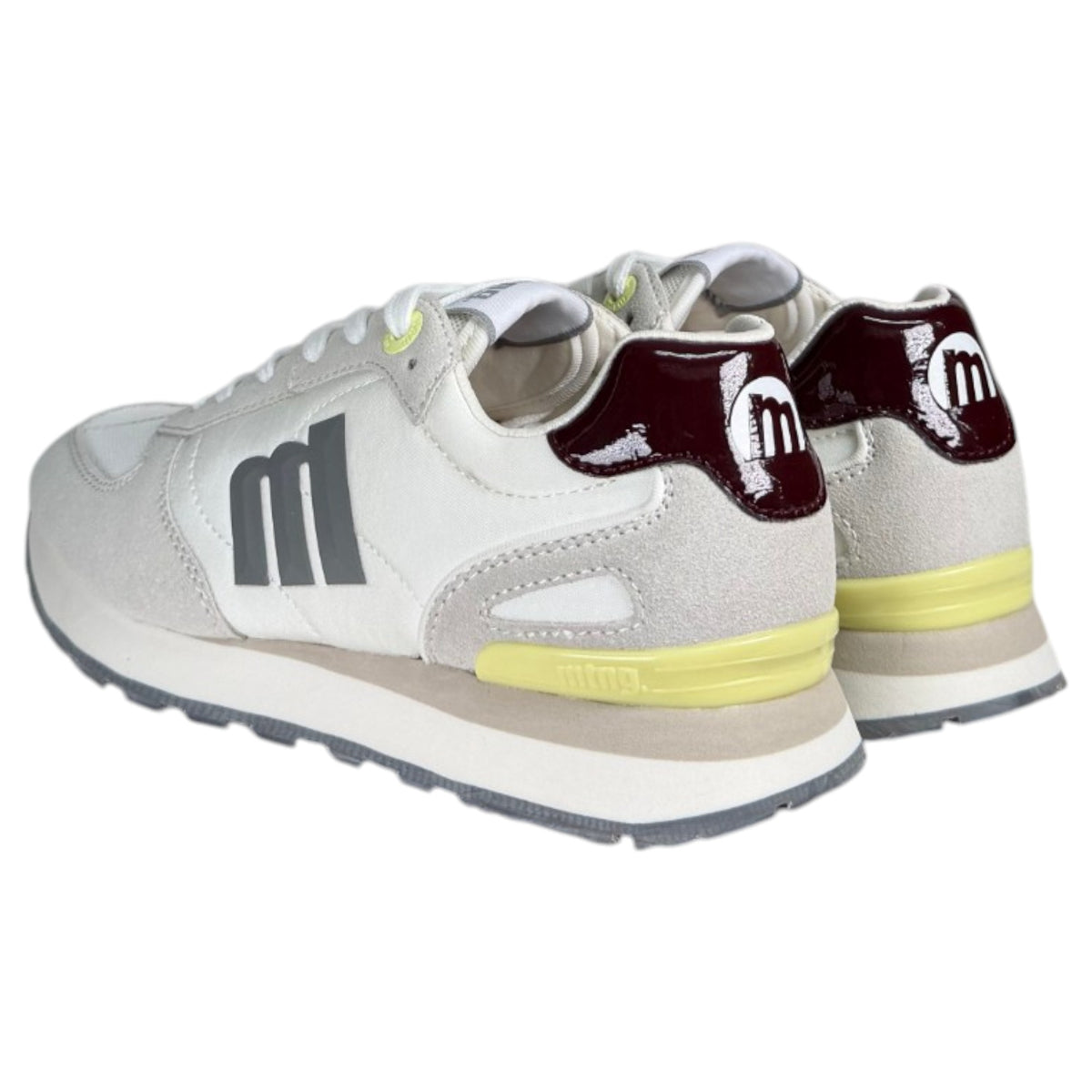 Zapatillas Mustang Joggo 60021 Gris Burdeos