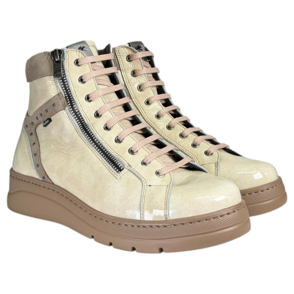 Botines Fluchos Deportivos Pompas F2250 Beige