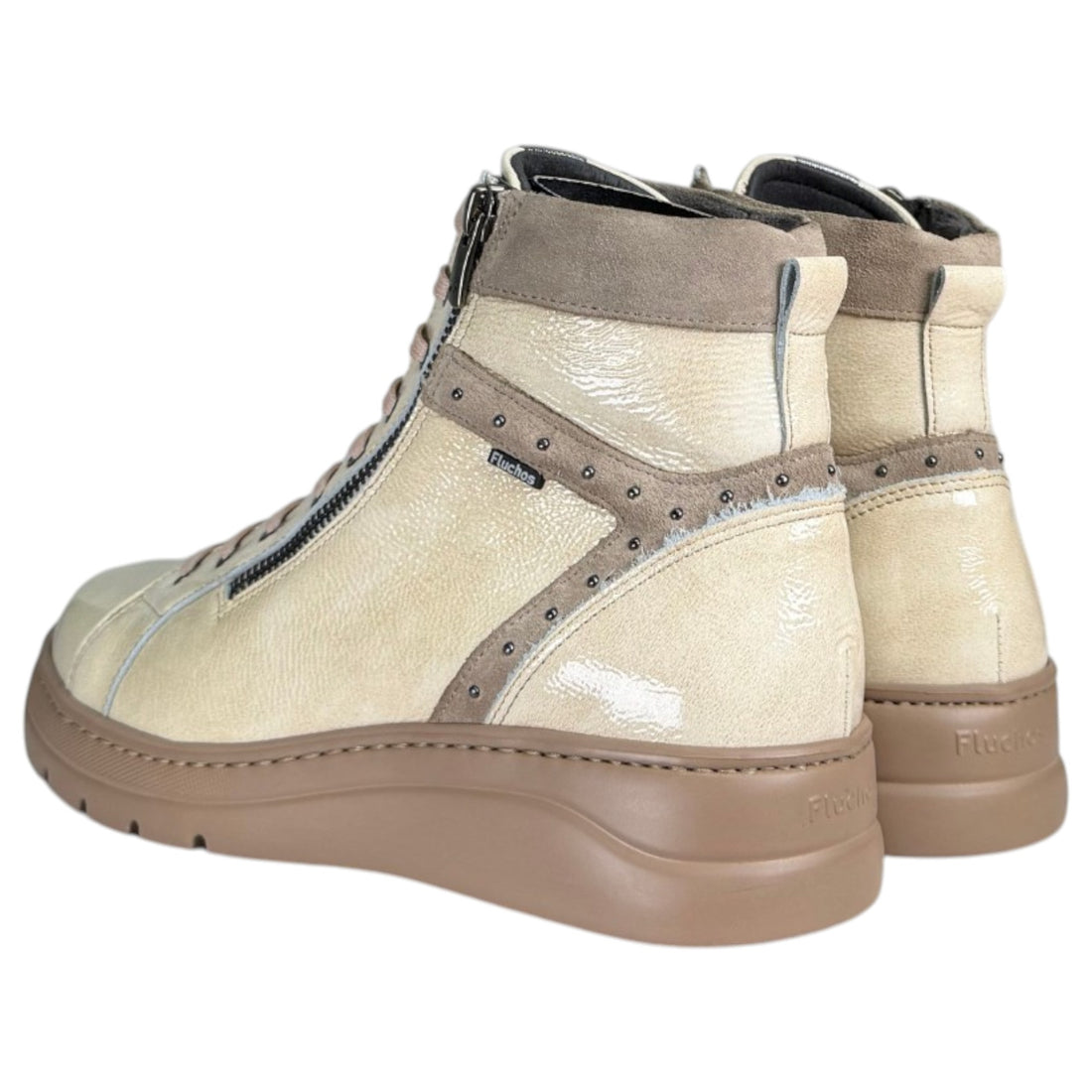 Botines Fluchos Deportivos Pompas F2250 Beige