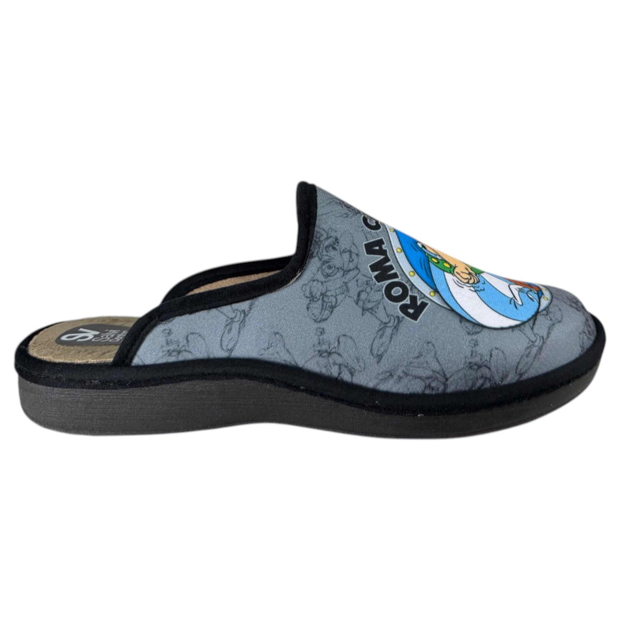 Zapatillas de Casa Salvi Astérix Roma 09T460 Negro