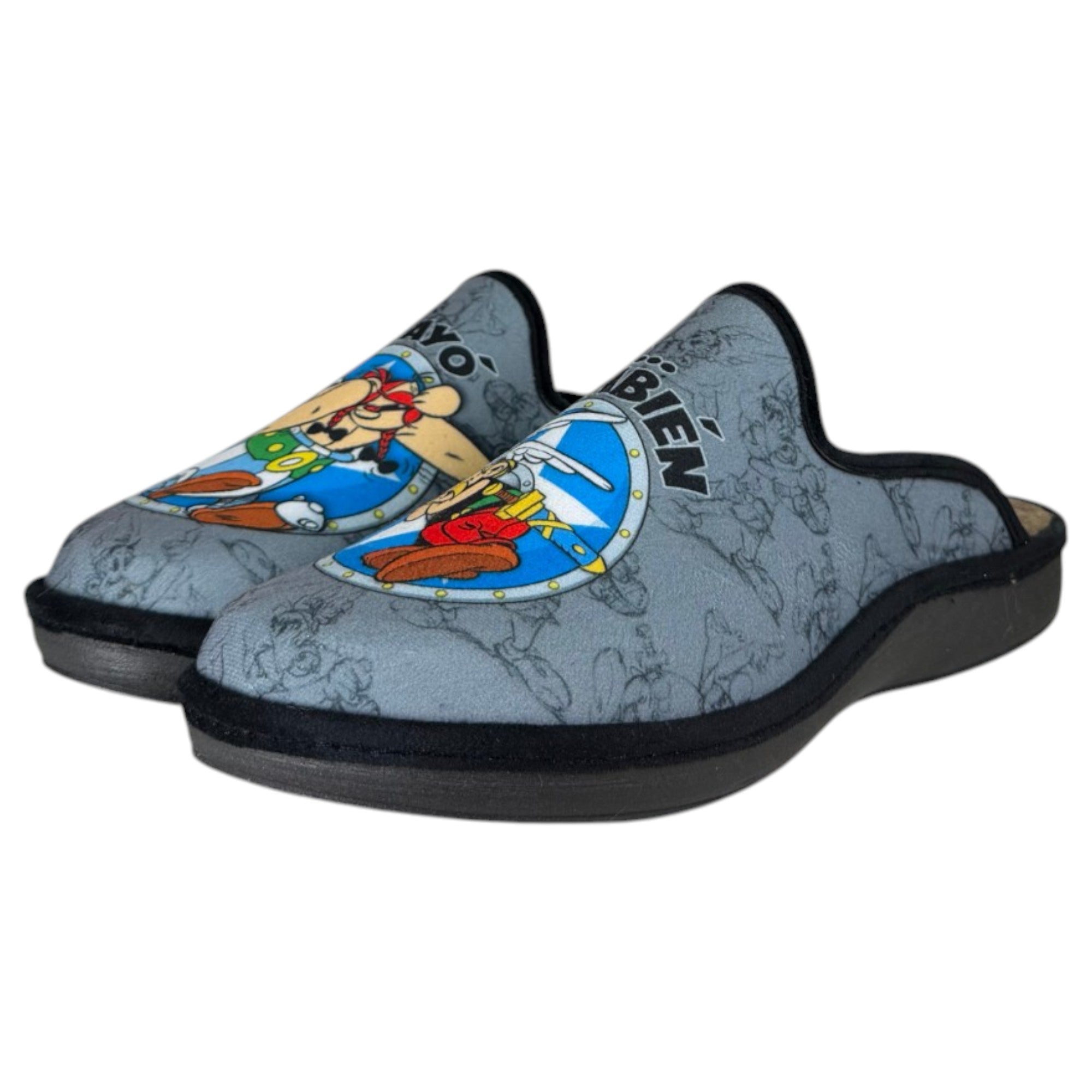 Zapatillas de Casa Salvi Astérix Roma 09T460 Negro