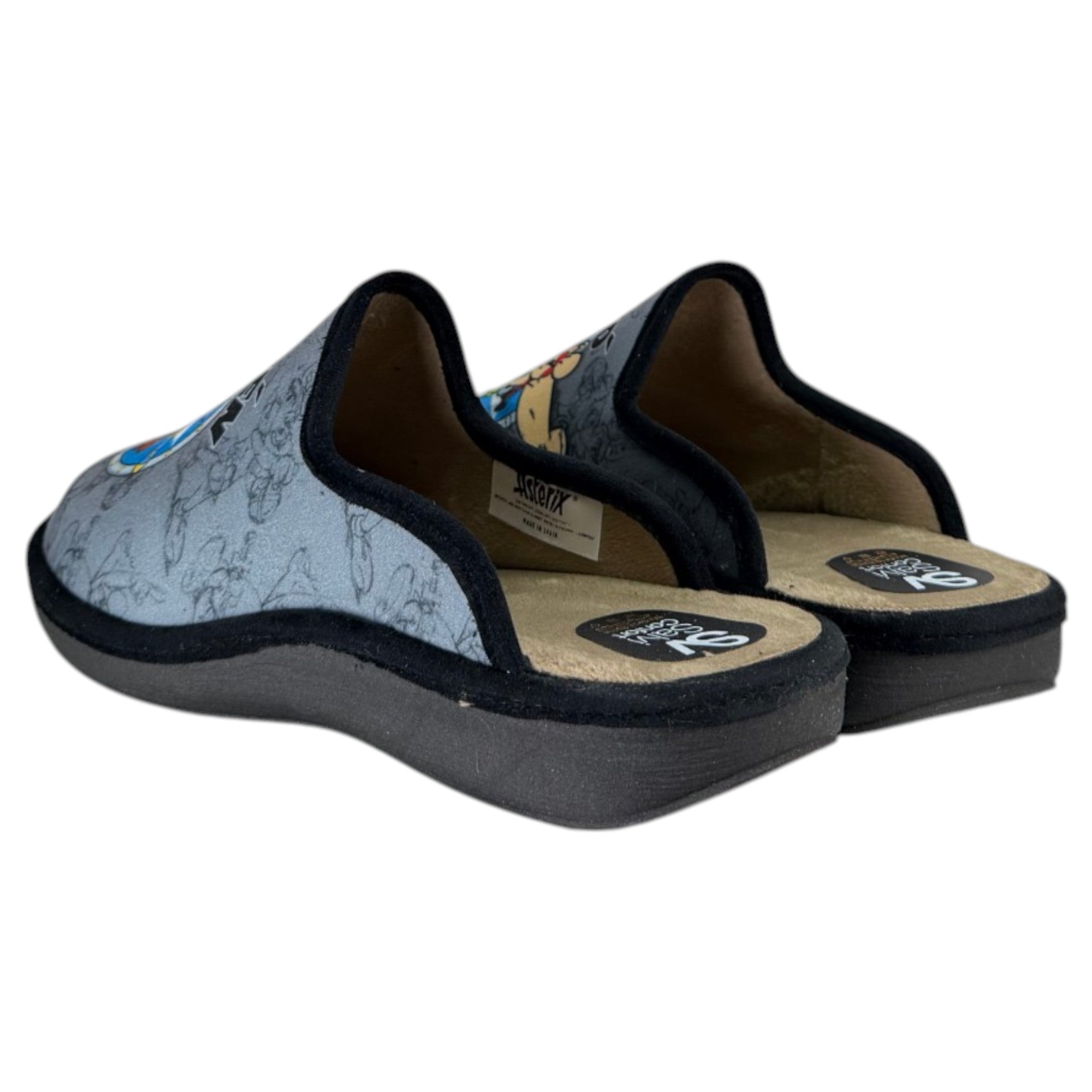 Zapatillas de Casa Salvi Astérix Roma 09T460 Negro