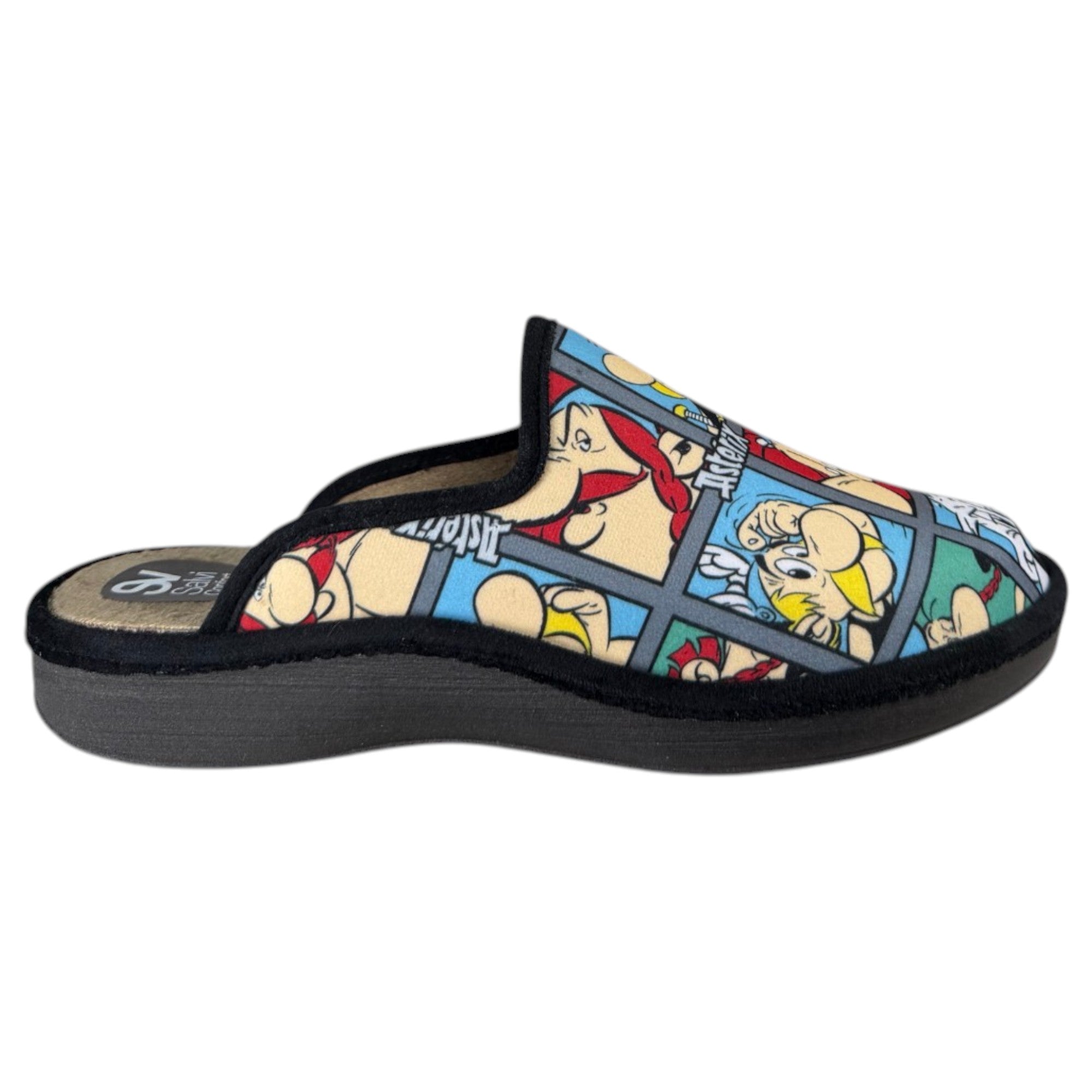 Zapatillas de Casa Salvi Astérix 09T420 Negro