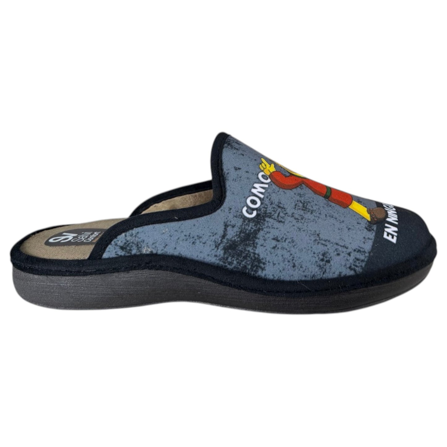 Zapatillas de Casa Salvi Simpson Como En Casa, En Ningún Sitio 09T462 Negro
