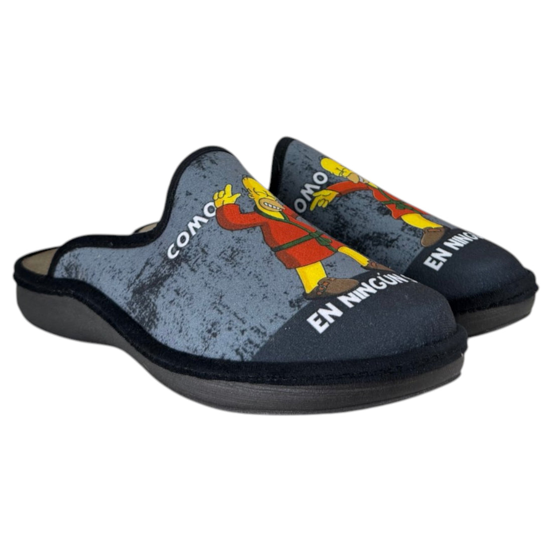 Zapatillas de Casa Salvi Simpson Como En Casa, En Ningún Sitio 09T462 Negro