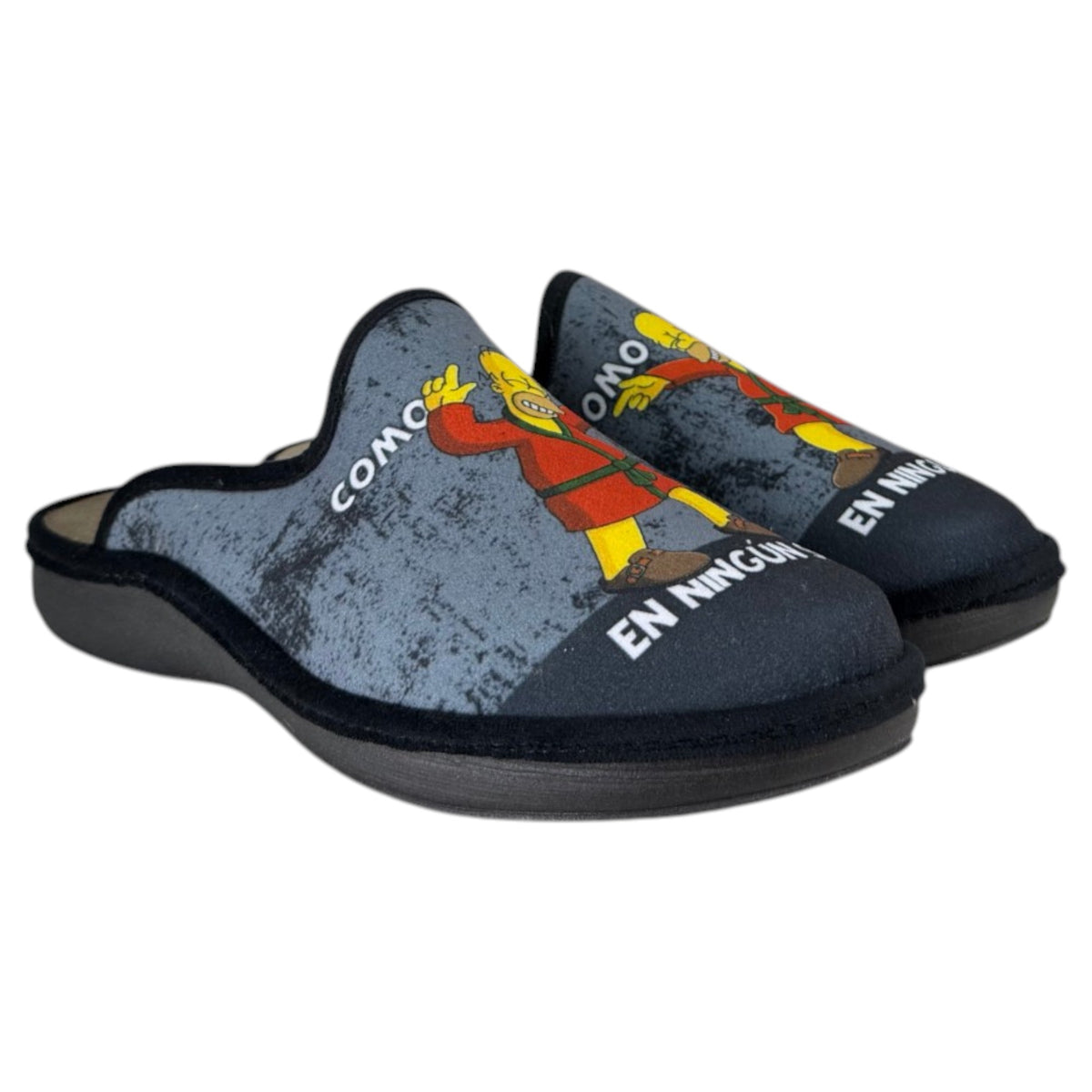 Zapatillas de Casa Salvi Simpson Como En Casa, En Ningún Sitio 09T462 Negro