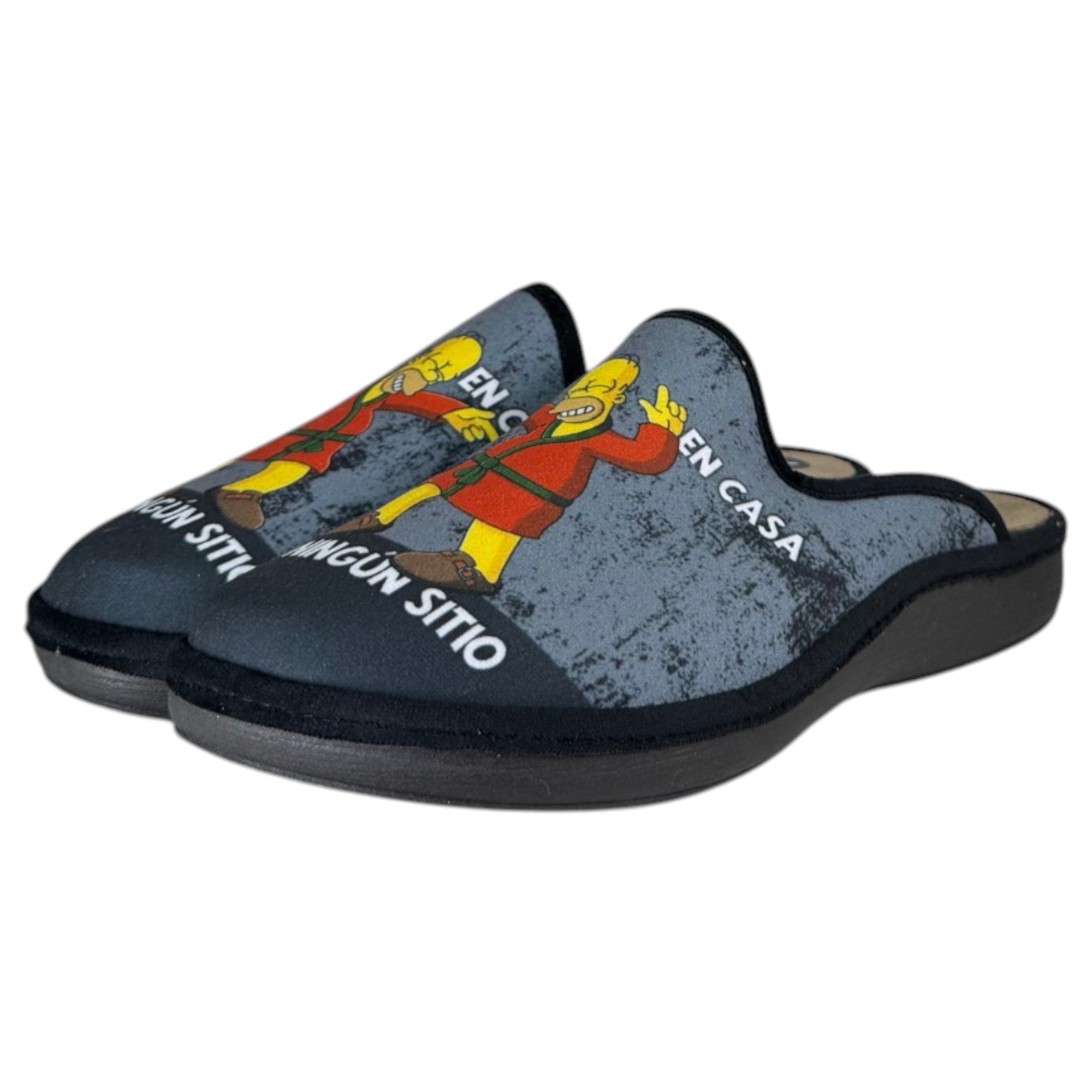 Zapatillas de Casa Salvi Simpson Como En Casa, En Ningún Sitio 09T462 Negro