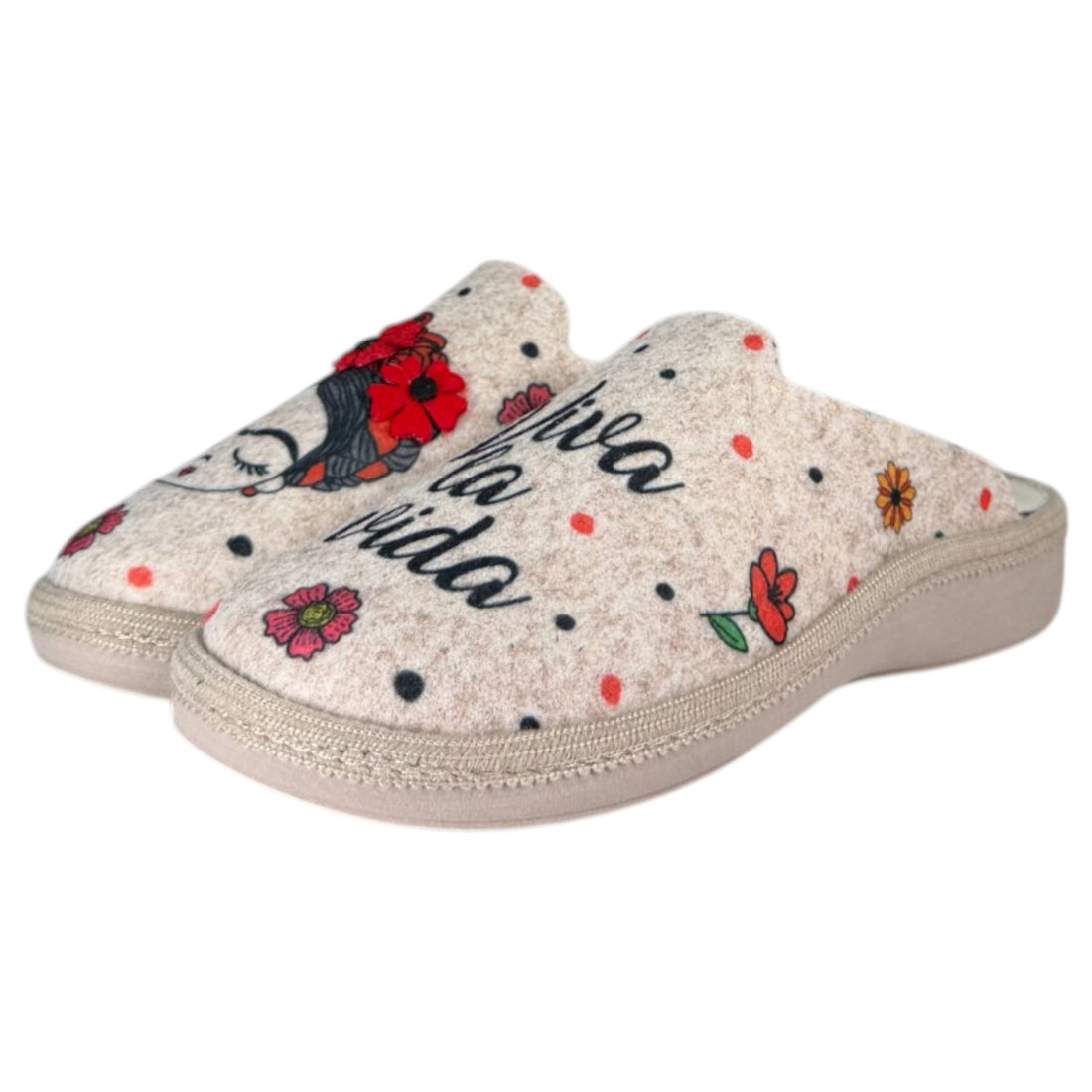 Zapatillas de Casa Salvi Viva la Vida 76T610 Arena
